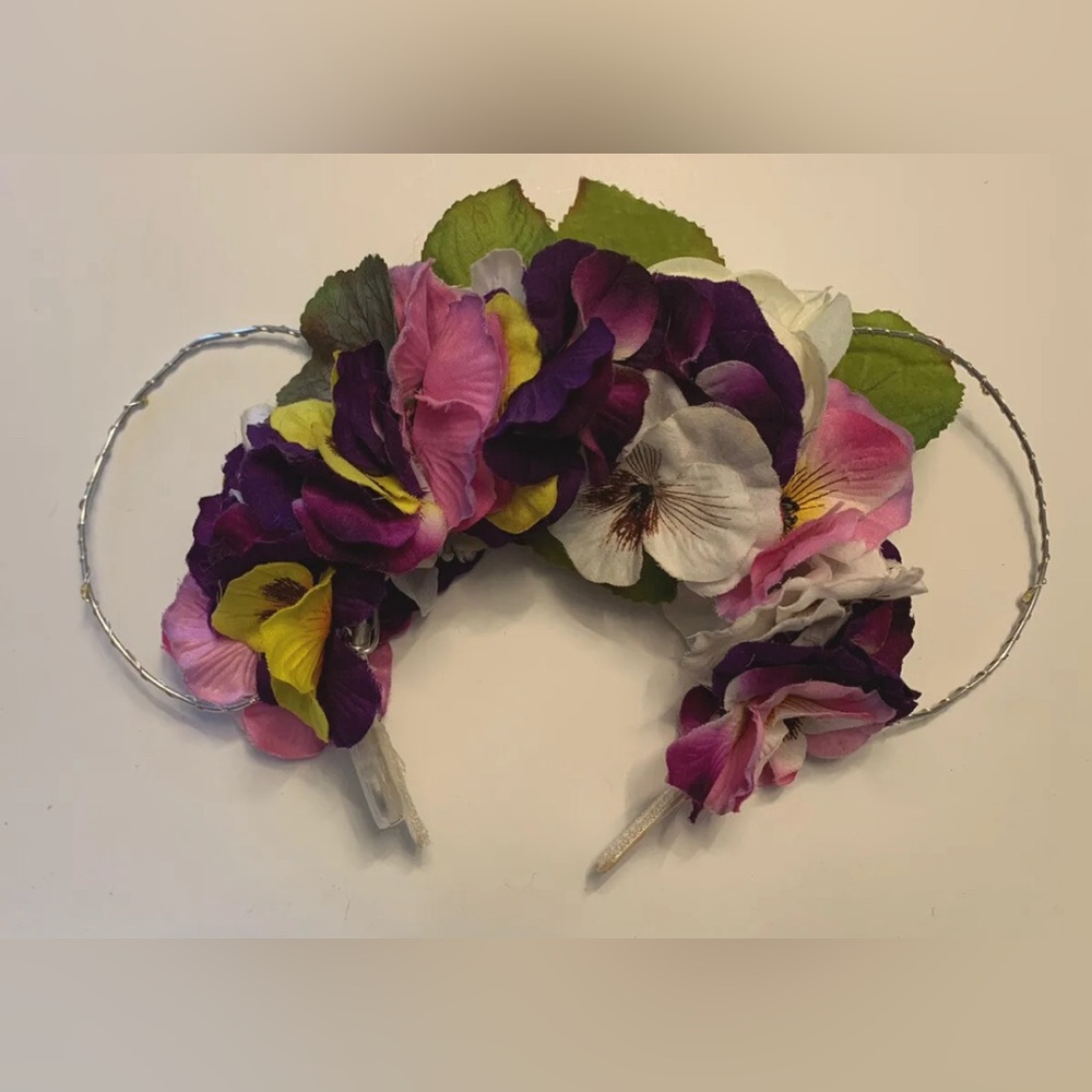 Walt Disney World Mouse Ears headband WDW Epcot Flower Garden Festival Easter - Picture 1 of 5